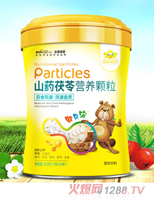 金盾愛嬰薏苡仁山楂山藥茯苓水蘇糖膳食纖維營養顆粒120g
