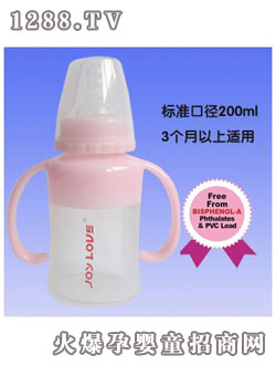 晶愛標準口徑帶柄120ml