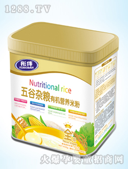 彤伴五谷雜糧有機營養米粉