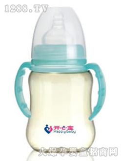 開心寶綠色奶瓶KXB-8206