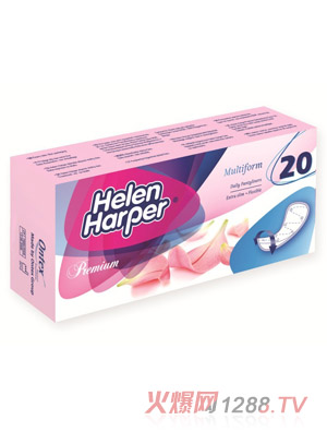 HelenHarper特級變形型衛生護墊20片