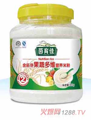 茵育佳金胚芽果蔬多維營養米粉