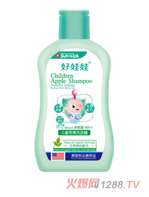 好娃娃兒童蘋果洗發露180ml