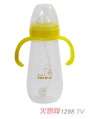 優嘻噯300ml黃嬰兒奶瓶