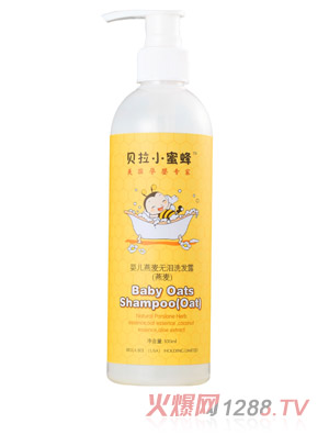 貝拉小蜜蜂嬰兒燕麥無淚洗發露（燕麥）