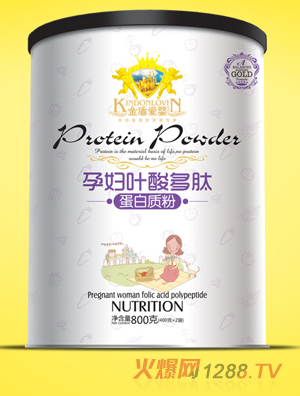 金盾愛嬰孕婦葉酸多肽蛋白質粉800g