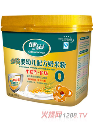 健諾牛初乳護腸配方奶米粉0段