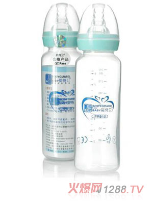 嬰侍衛標準口徑圓身PP奶瓶240ml