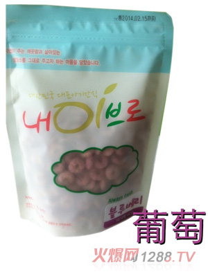 韓國原裝進口葡萄味粗糧甜甜圈