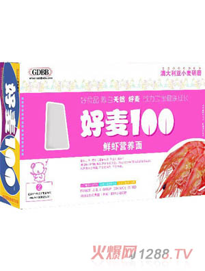 金貝氏好麥100鮮蝦營養面