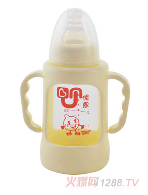 優恩標口防摔防爆玻璃奶瓶120ml