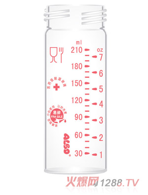 愛樂寶玻璃內膽210ml