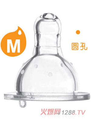 愛樂寶5優仿真母乳標口奶嘴M