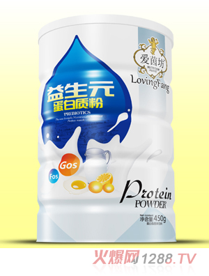 愛茵坊益生元蛋白質粉鐵聽450g