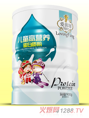 愛茵坊兒童高營養蛋白質粉鐵聽900g