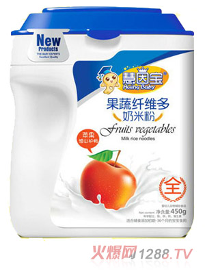 慧因寶蘋果淮山果蔬纖維多奶米粉