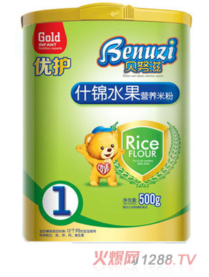 貝努滋什錦水果優護營養米粉