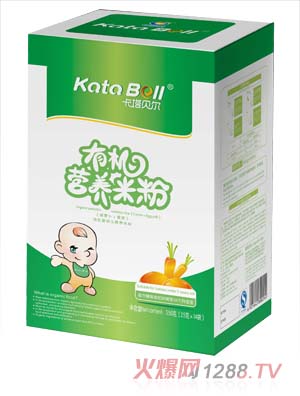 卡塔貝爾有機營養米粉（胡蘿卜+蛋黃）