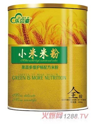 樂貝姿AD助長小米米粉2段桶裝
