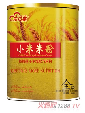 樂貝姿胡蘿卜小米米粉1段桶裝