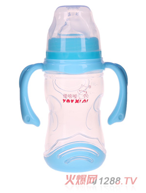 優嘻噯嬰幼兒兩用水壺（260ml寬口徑）