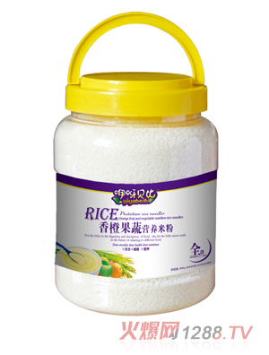 咿呀貝比香橙果蔬營養米粉全段