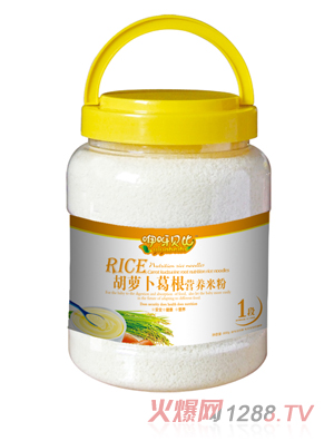 咿呀貝比胡蘿卜葛根營養米粉1段