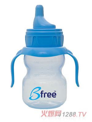 Bfree藍色雙柄簡易學飲杯200ml