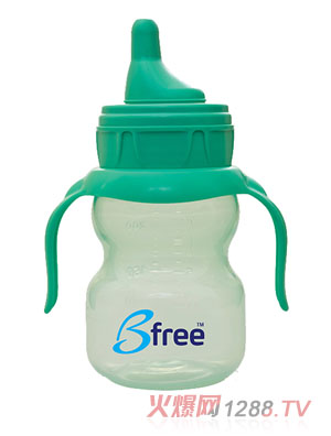 Bfree綠色雙柄易把握簡易學飲杯200ml