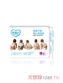 優恩之棉柔干爽紙尿褲L