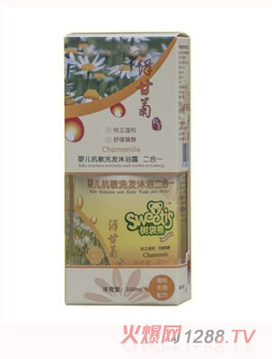 樹袋熊洋甘菊嬰兒抗敏洗發沐浴露二合一300ml