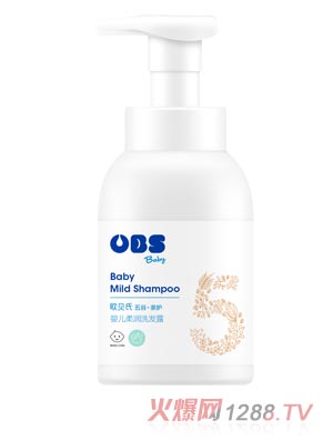 歐貝氏嬰兒柔潤洗發露300ml
