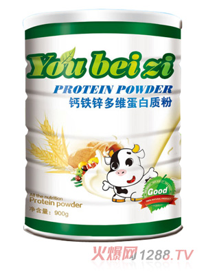 優貝滋鈣鐵鋅多維蛋白質粉