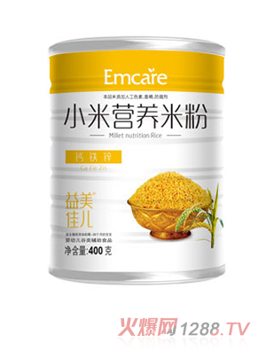 益美佳兒鈣鐵鋅小米營養米粉