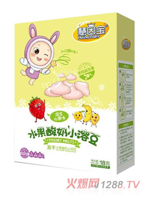 慧因寶混合水果味水果酸奶小溶豆