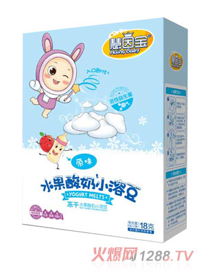 慧因寶原味水果酸奶小溶豆