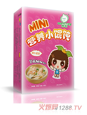 麥聰營養小餛飩蝦仁蔬菜