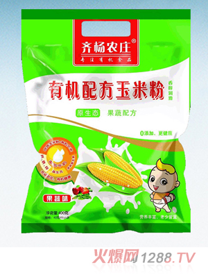 齊揚農莊有機配方玉米粉（果蔬味）
