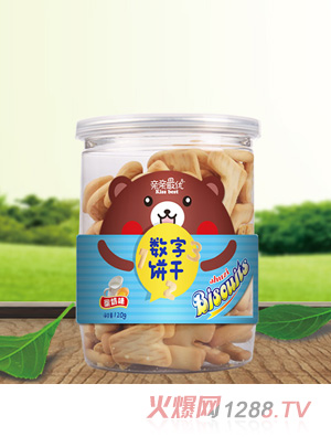 親親最優數字餅干蛋奶味