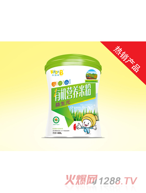 咔嗒熊有機營養米粉-益生元