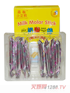 南極小企鵝牛奶磨牙棒橘子味內盒