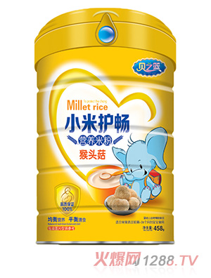 貝之籃猴頭菇-小米護暢營養米粉
