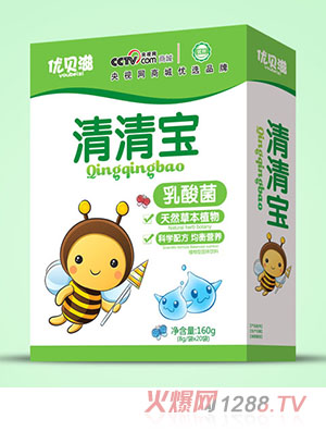 優貝滋乳酸菌清清寶盒裝