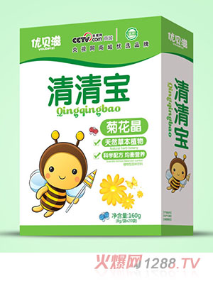 優貝滋菊花晶清清寶盒裝