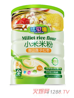 優貝滋淮山蓮子紅棗小米米粉-聽裝