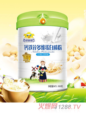 金盾愛嬰鈣鐵鋅多維蛋白質粉