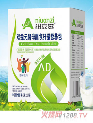 紐安滋雙益元酵母膳食纖維營養包-AD