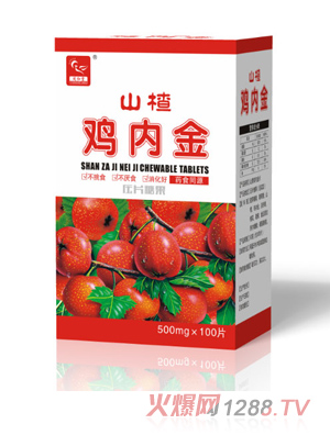 同和堂山楂雞內金壓片糖果500mg