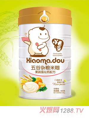 小毛豆果蔬強化鈣配方五谷雜糧米糊