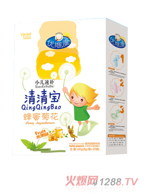 優維康蜂蜜菊花清清寶盒裝